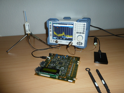 EMInspector und HZ551 mit R&S FSC Spektrumanalysator