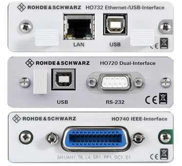 Rohde & Schwarz HMP Schnittstellen USB LAN GPIB - Allice Messtechnike