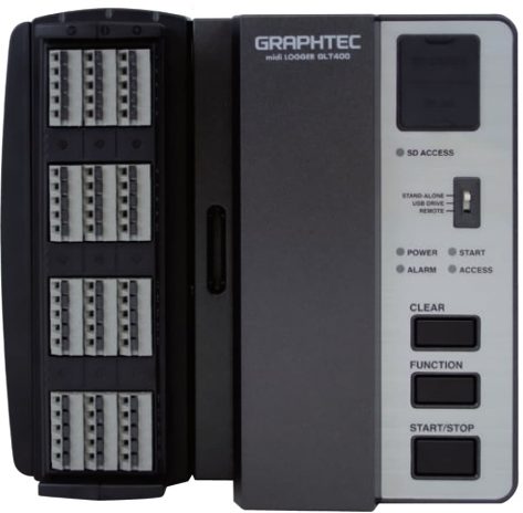 Graphtec GLT400 midi-logger mit B-564SL und B-566 - Allice Messtechnik